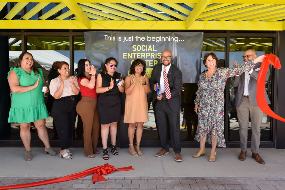 Social Enterprise Center ribbon cutting